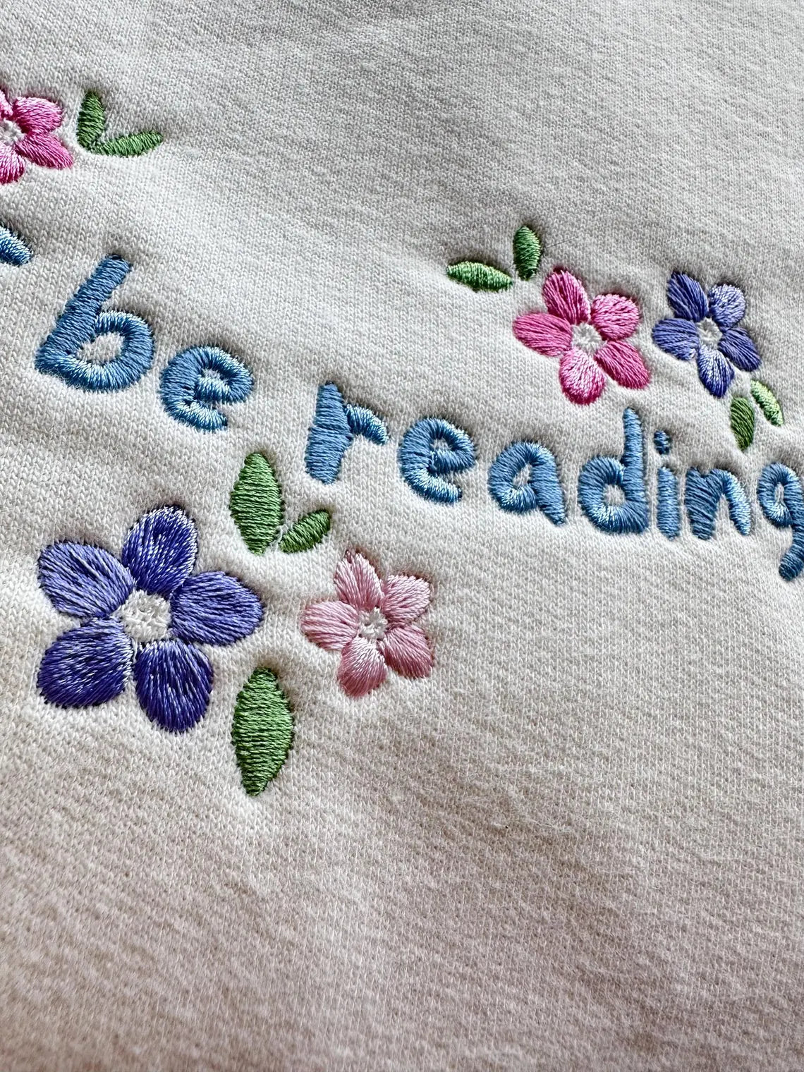 I’d Rather be Reading Floral Sweatshirt