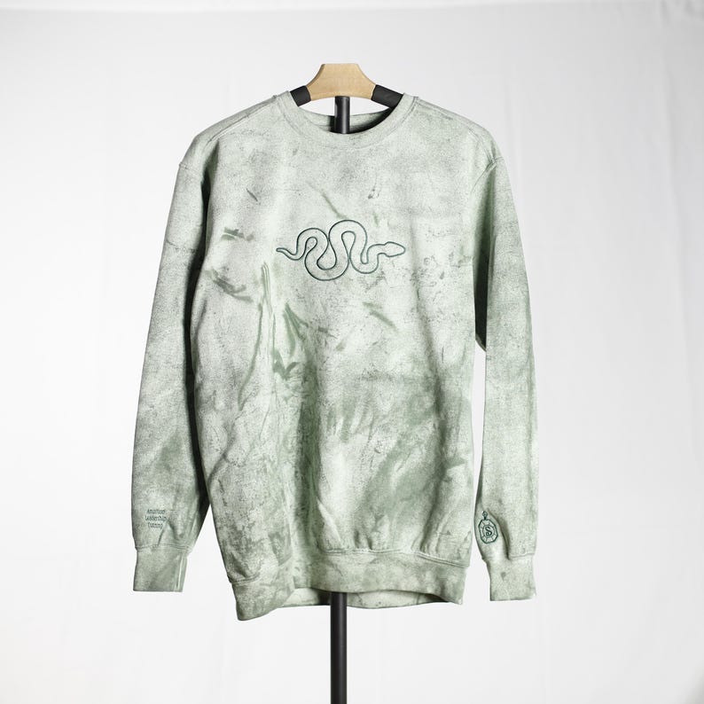 Color Blast House Crewneck with Sleeve Details