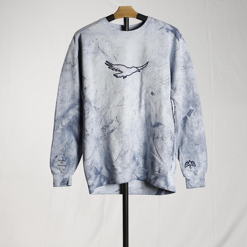 Color Blast House Crewneck with Sleeve Details
