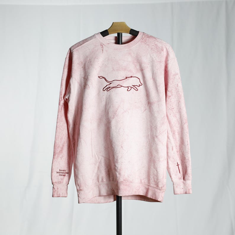 Color Blast House Crewneck with Sleeve Details