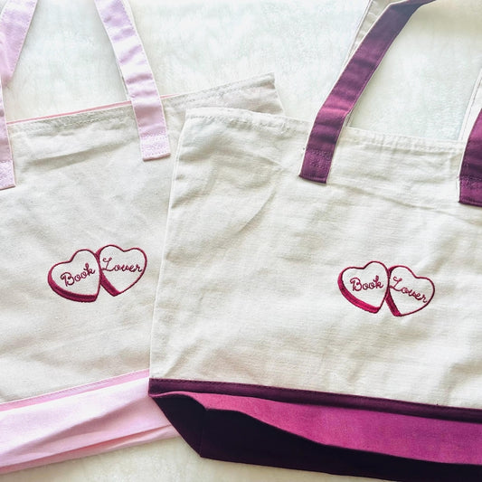 Book Lover Canvas Tote Bag